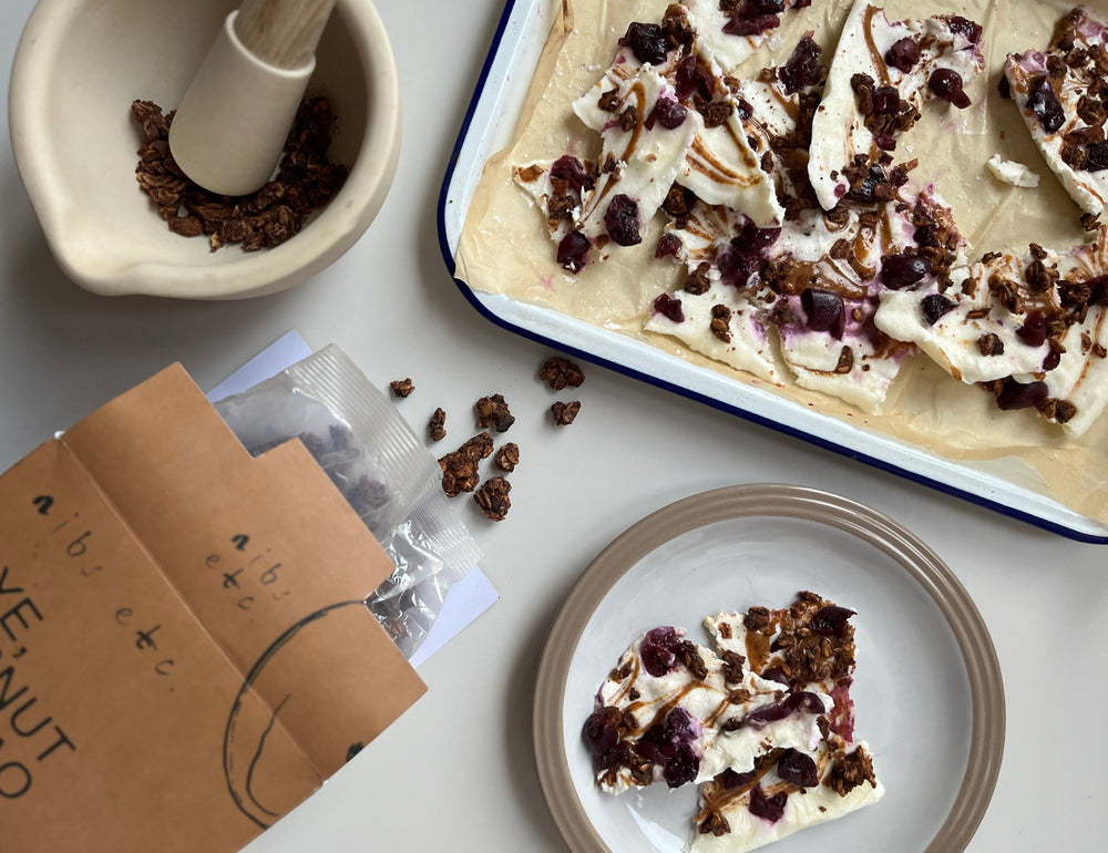 Recipe etc.: Frozen Yoghurt Granola Bark