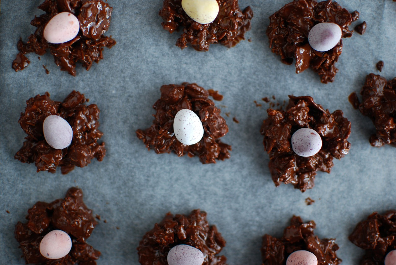 Recipe etc:. Kitchen-Sink Easter Nests