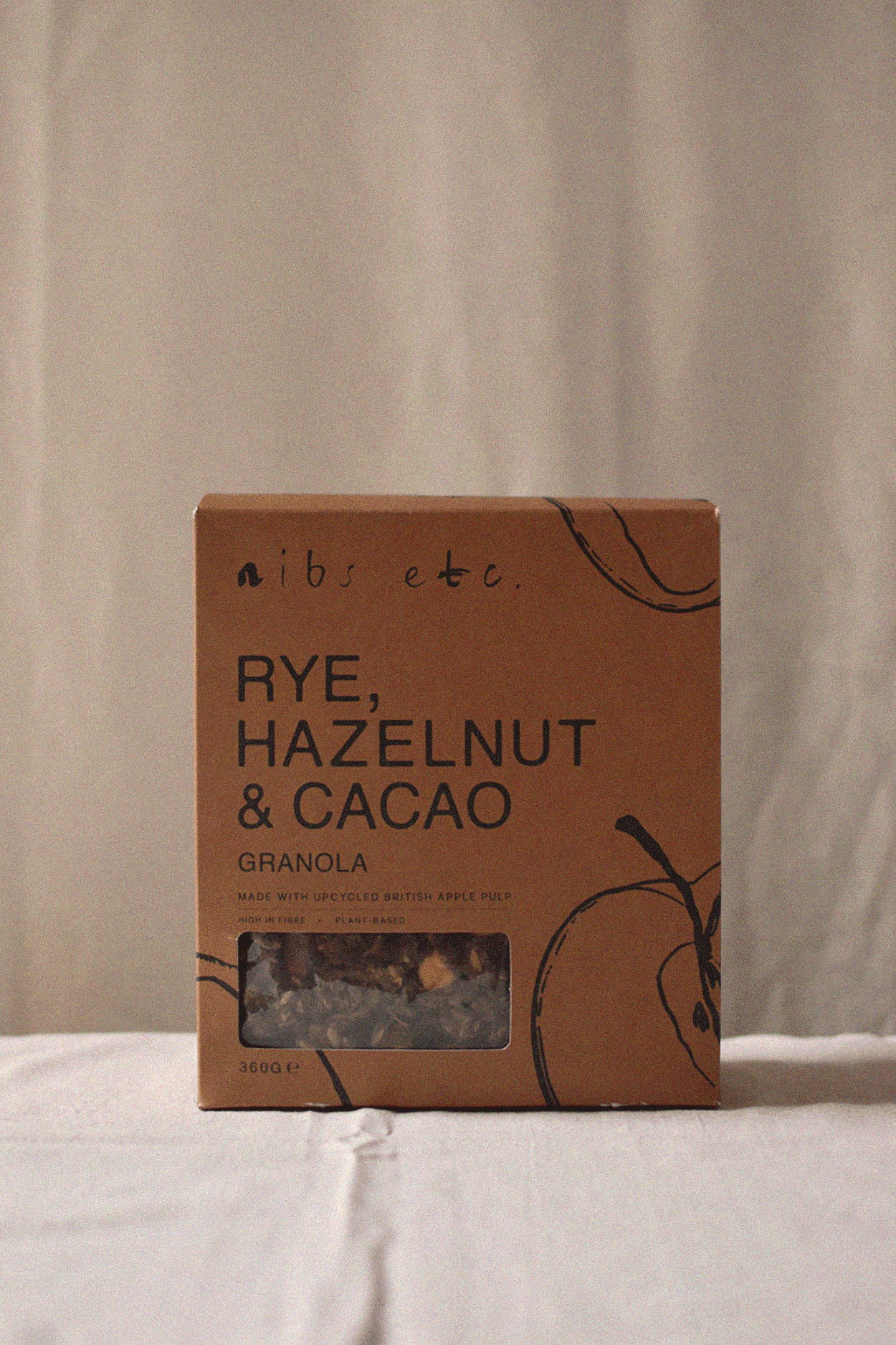 360g Rye, Hazelnut & Cacao Granola