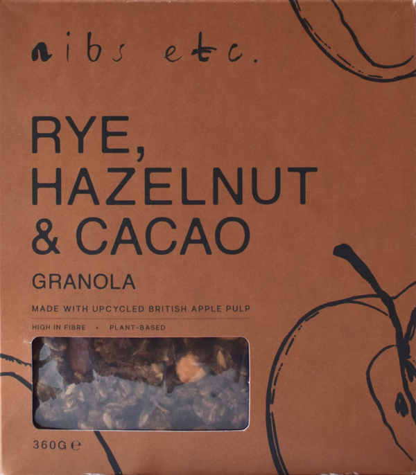 360g Rye, Hazelnut & Cacao Granola