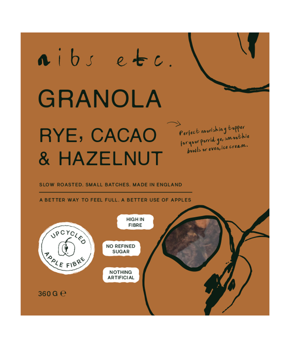 360g Rye, Hazelnut & Cacao Granola