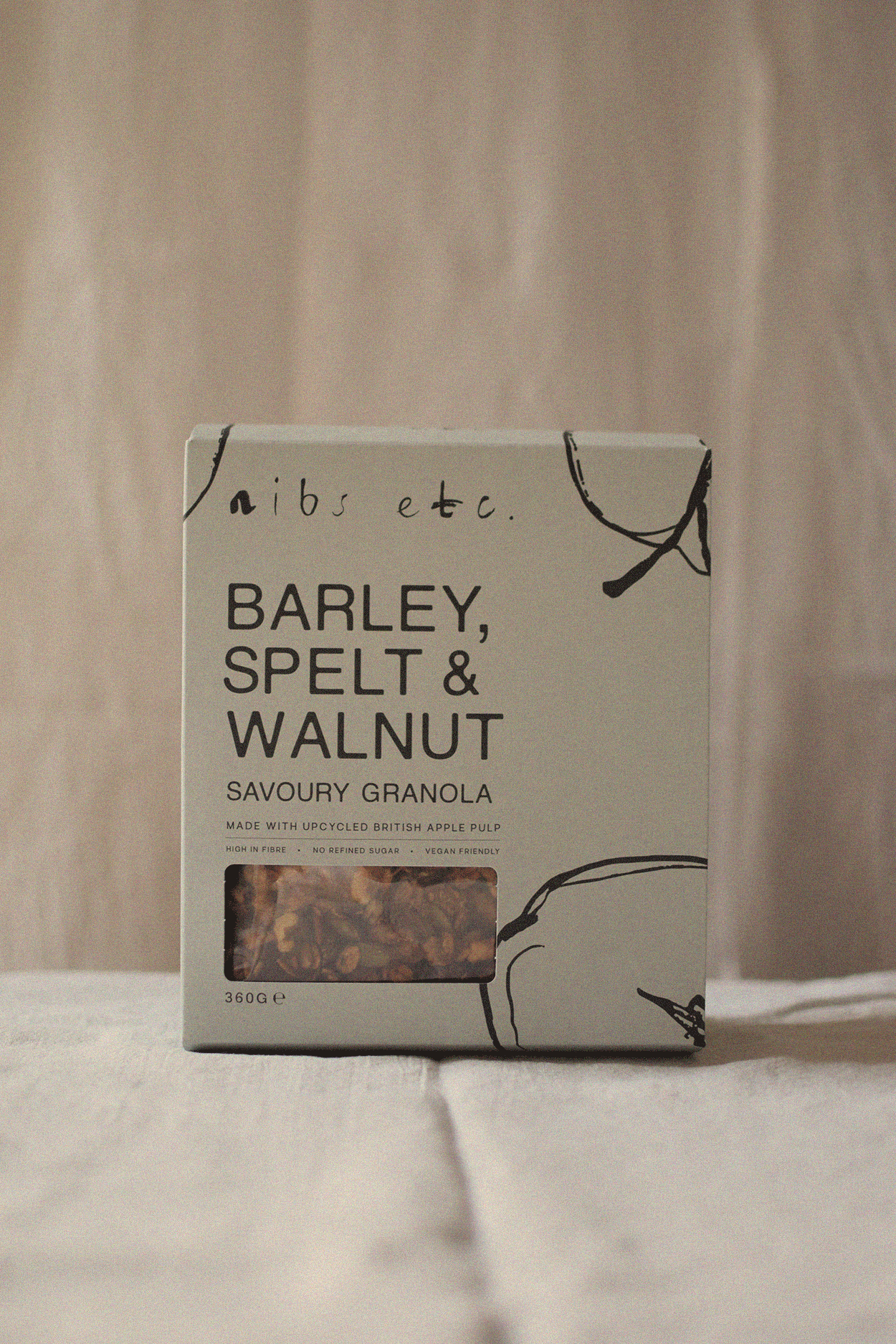 360g Barley, Spelt & Walnut Savoury Granola